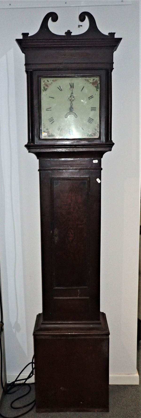 A 19TH CENTURY OAK LONGCASE CLOCK BY JOHNATHAN PEARSON OF TOWCESTER