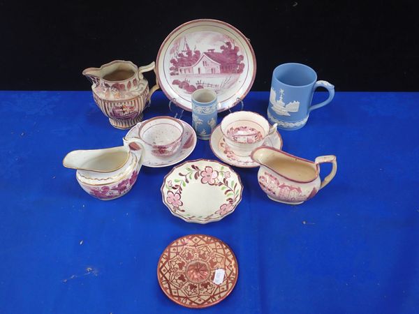 A COLLECTION OF LUSTRE DECORATED CERAMICS