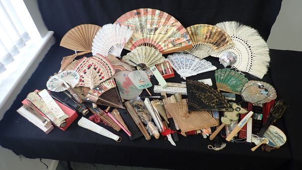 A COLLECTION OF VINTAGE FANS