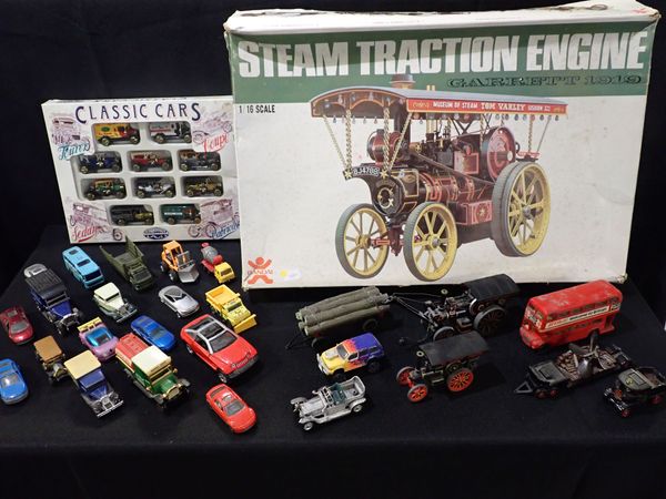 A BANDAI 1/16 SCALE GARRETT 1919 STEAM TRACTION ENGINE MODEL