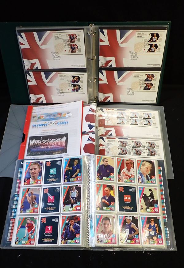 A LONDON 2012 GOLD MEDAL WINNERS FIRST DAY COVER STAMP COLLECTION