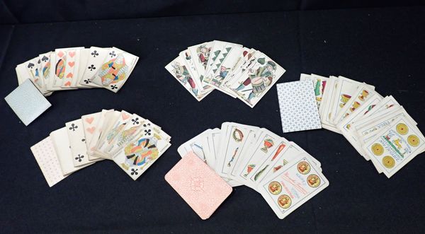 FRENCH AND ITALIAN 19TH CENTURY PLAYING CARDS