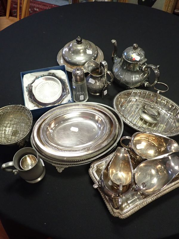 A COLLECTION OF SILVER PLATE