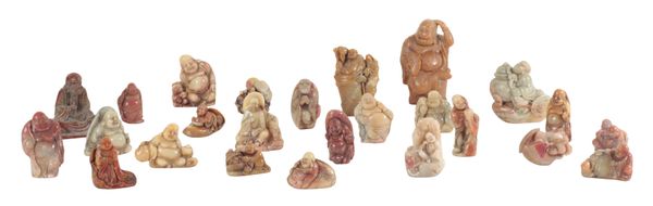 A COLLECTION OF TWENTY-FIVE CHINESE HARDSTONE SEALS