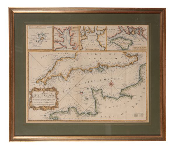 R.W. SEALE, A CORRECT CHART OF THE ENGLISH CHANNEL