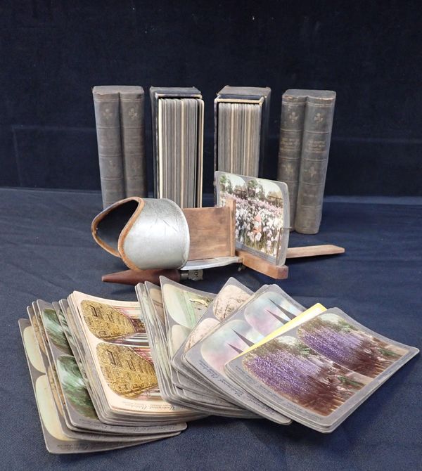 A COLLECTION OF STEREOSCOPE CARDS