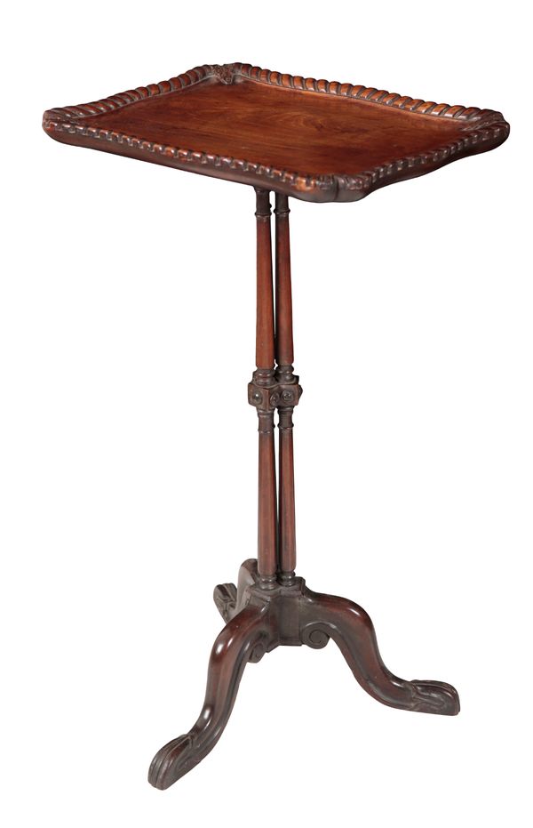 A WILLIAM IV MAHOGANY TRIPOD WINE TABLE