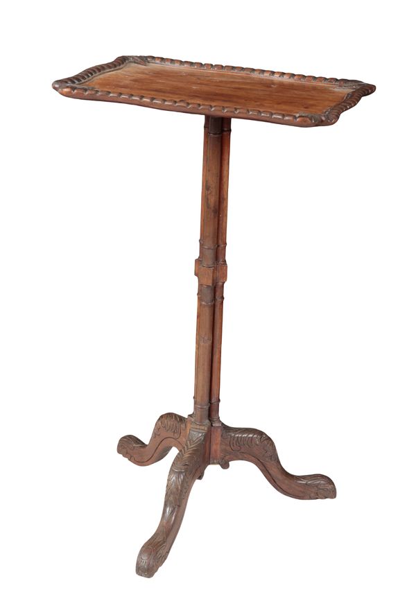 A WILLIAM IV ROSEWOOD TRIPOD WINE TABLE