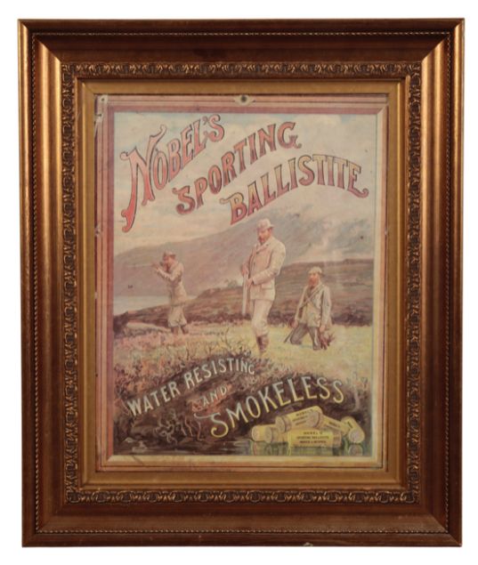 COLLECTED BY MR WILDINGS DAUGHTER   NOBEL'S SPORTING BALLISTITE Water Resistant and Smokeless Coloured Poster