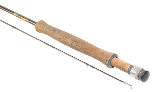 A HARDY TWO PIECE GRAPHITE FLY ROD (THE HARDY FAVORITE)