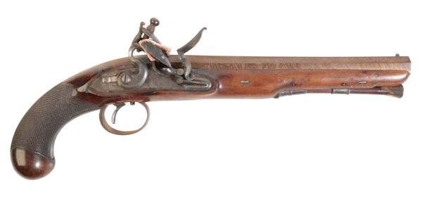 A J PROBIN: A FLINTLOCK PISTOL