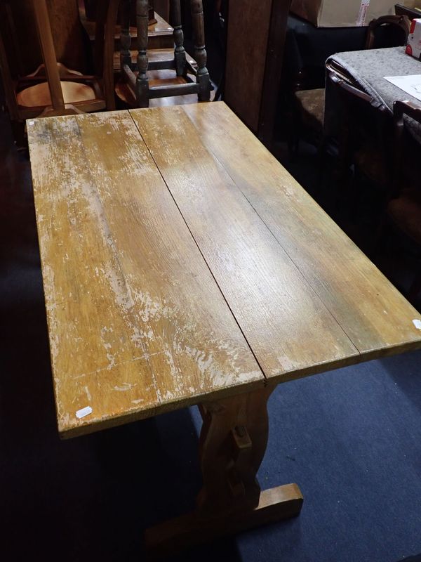 AN ASH KITCHEN TABLE