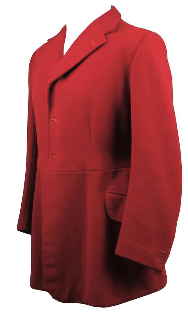 KILGOUR, FRENCH & STANBURY OF LONDON: A GENTLEMAN'S RED HUNTING COAT