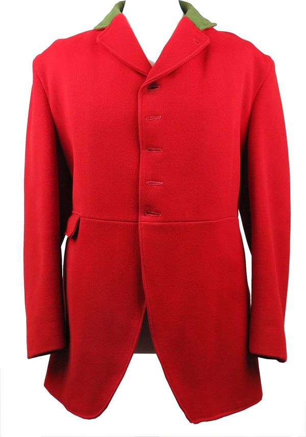 A GENTLEMAN'S RED HUNTING COAT