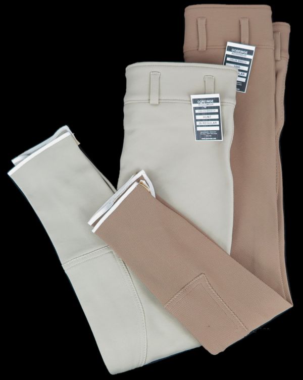 GORRINGE: A PAIR OF BEIGE QUORN BREECHES