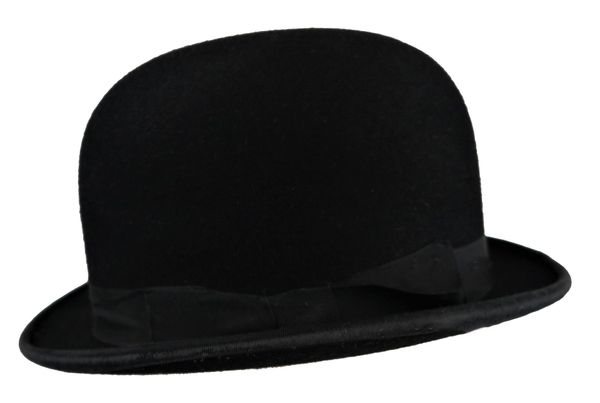 HILLHOUSE & CO OF LONDON: A BLACK BOWLER HAT