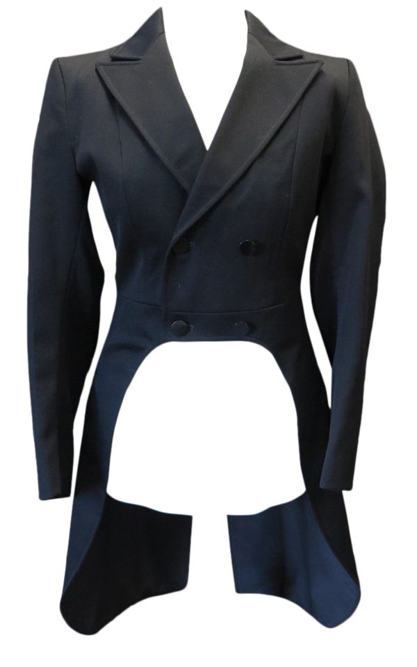 A CALDENE BLACK DRESSAGE TAILCOAT