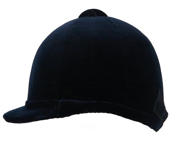 S.PATEY LTD OF LONDON: A NAVY BLUE RIDING HAT