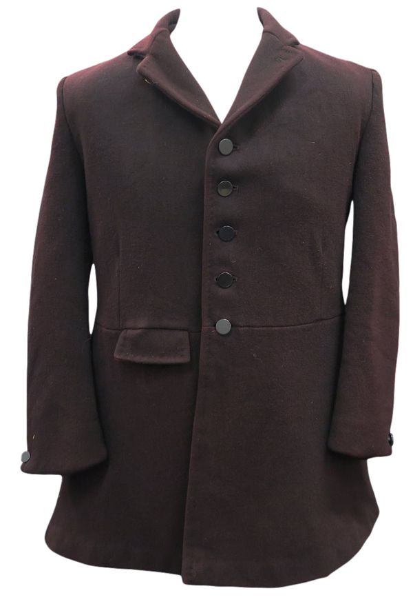 A GENTLEMAN'S BLACK HUNTING COAT