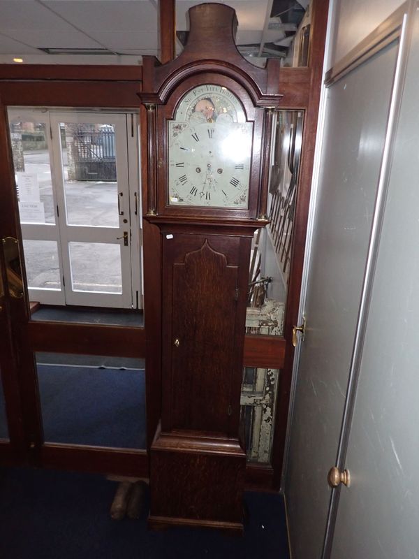 AN EIGHT-DAY LONGCASE CLOCK BY MARBIS, HULL