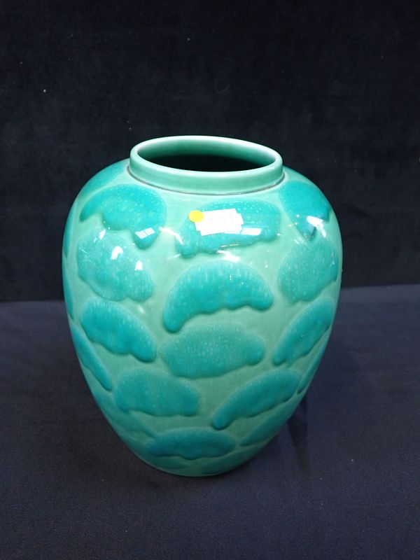 A MODERN POOLE POTTERY VASE