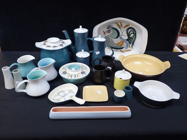 A COLLECTION OF POOLE TWINTONE AND ROBERT JEFFERSON WARE