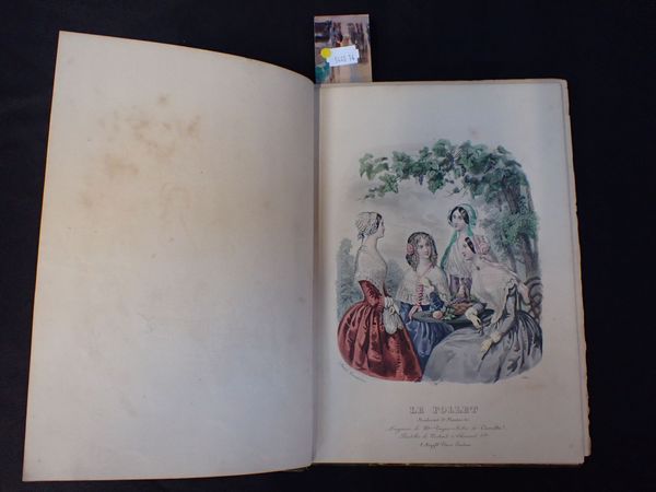 LE FOLLET: A BOUND VOLUME OF 19TH CENTURY FASHION PLATES