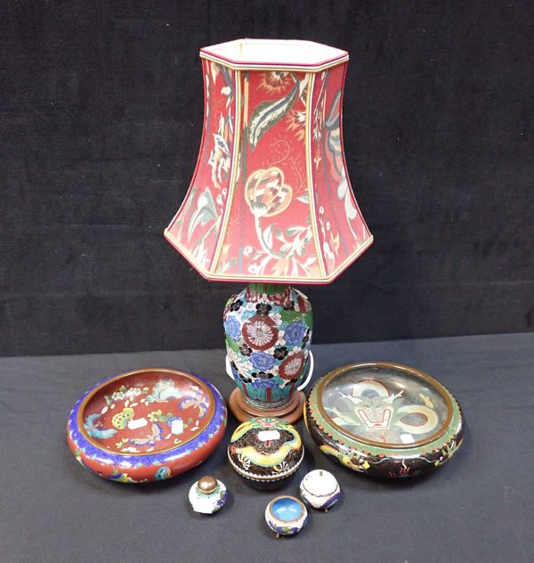 A COLLECTION OF FAR EASTERN CLOISONNE