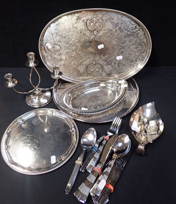 SILVER PLATED TRAYS