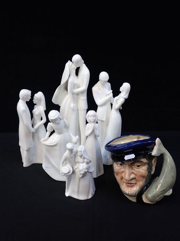 A COLLECTION OF ROYAL DOULTON IMAGES FIGURINES