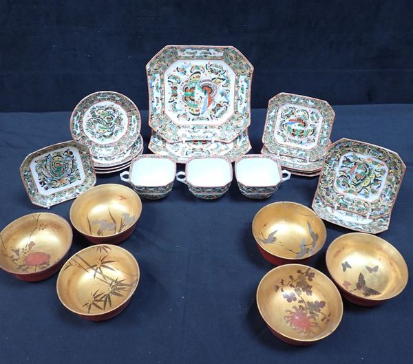 A CANTONESE PART TEA SET, REPUBLIC PERIOD