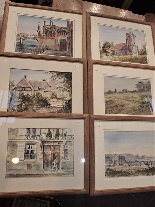 JOHN FOSTER: SIX WATERCOLOURS