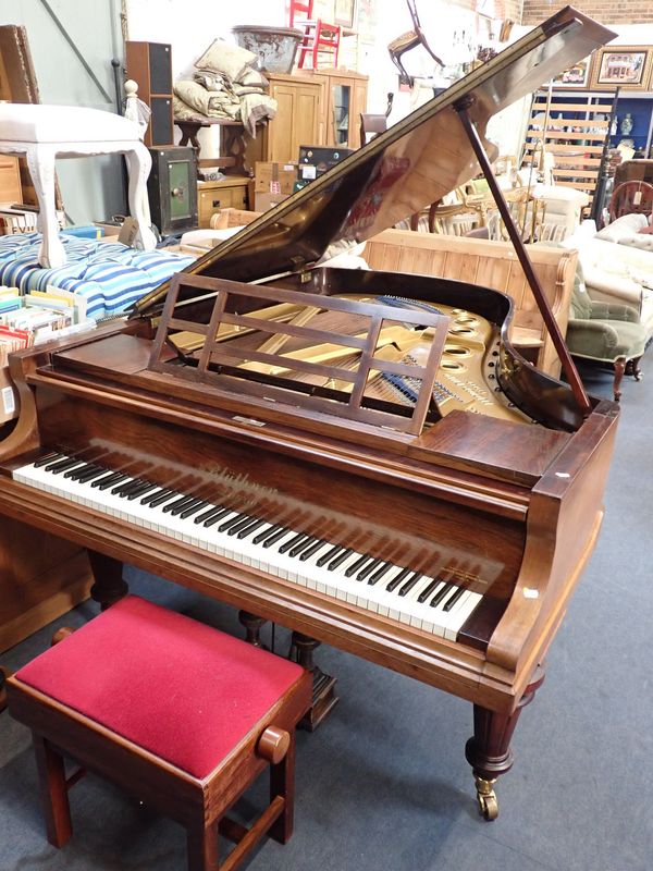 A BLUTHNER BOUDOIR GRAND PIANO