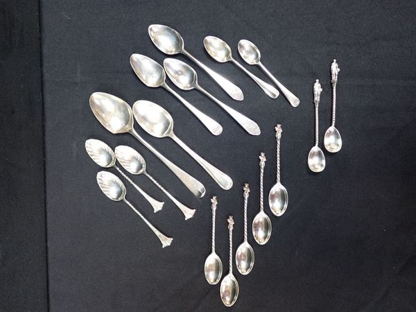 A COLLECTION OF SILVER SPOONS