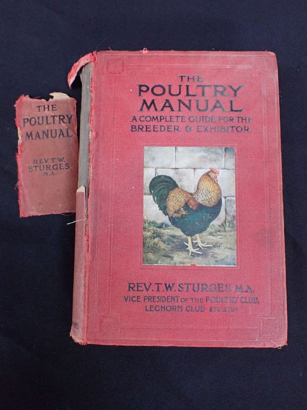 REV. T.W. STURGES: 'THE POULTRY MANUAL