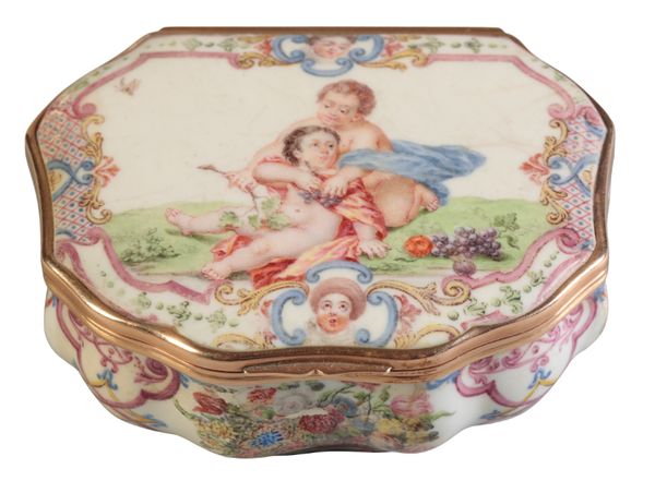 A VIENNA ENAMEL SNUFF BOX