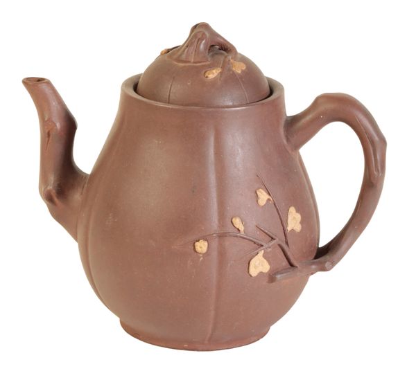 A DARK YIXING TEAPOT