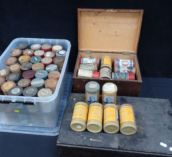A LARGE QUANTITY OF PHONOGRAPH CYLINDERS, IN BOXES