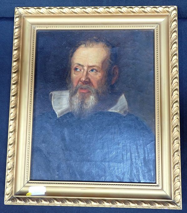 AFTER TINTORETTO, OIL PORTRAIT, BEARDED MAN, GILT FRAME