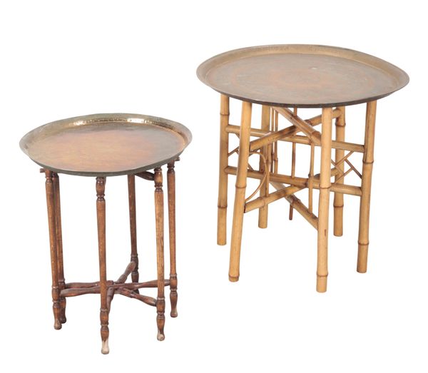 TWO SIMILAR OCCASIONAL TABLES