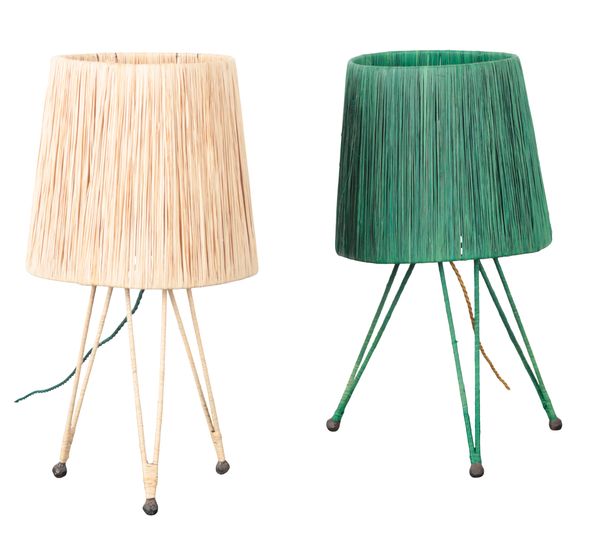 TWO TABLE OR BEDSIDE LAMPS