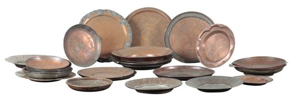A LARGE COLLECTION OF EASTERN COPPER BASED METALWARE