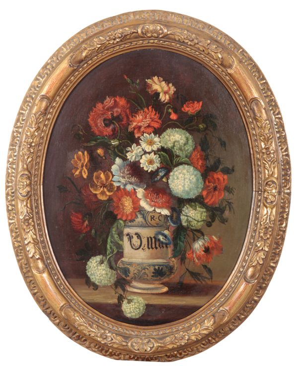 DUTCH SCHOOL 19TH CENTURY, A still life with flowers