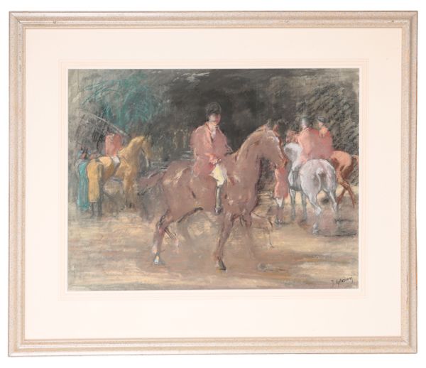 JOSEPH GILARDONI (1882-1961), A mounted huntsman