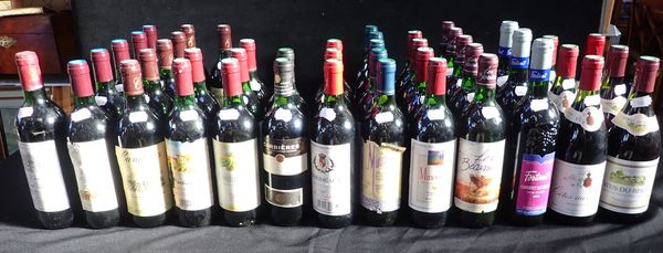 A LARGE MIXED QUANTITY OF FRENCH WINES