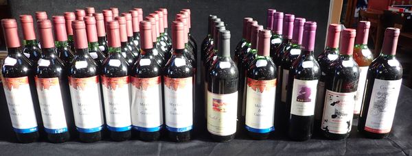 A LARGE QUANTITY OF BULGARIAN WINES