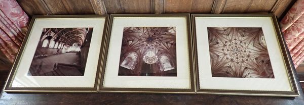 THREE COLOUR PHOTOGRAPHIC REPRINTS, PALACE OF WESTMINSTER INTERIOR