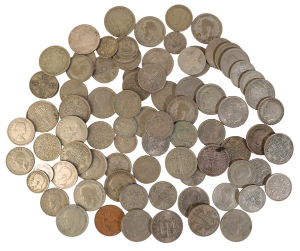 A  QUANTITY OF VARIOUS HALF CROWNS AND SHILLINGS