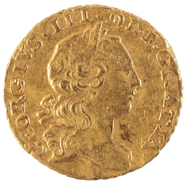 A 1762 GEORGE III QUARTER GUINEA