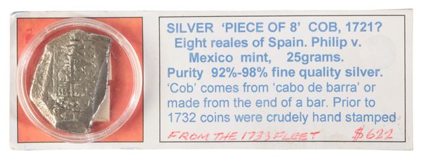 THE SPANISH COB "PIECES OF EIGHT"